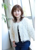 外ハネスタイル