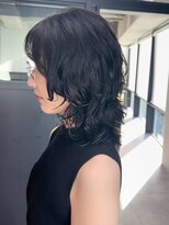 シオン(shion)&nbsp;ウェーブミディアム似合わせカットフェミニンロング_ba531802