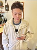 〈浅草 半個室〉ベリーショート/アッシュブラウン