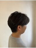 毛流れパーマ