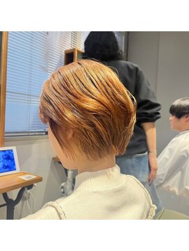 ビス リアン 川口店(Vis lien) 10代20代大人かわいいダブルカラーブリーチミルクティーカラー