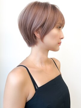 ゴカン バイ ジル ブラン 名古屋(Gokan by JIL BLAN) ハイライトバレイヤージュダブルカラーショートカット30代40代