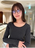 大人ブラウンボブ