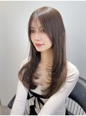 ミニウルフレイヤーカット顔周りカット前髪カット韓国ロング原宿