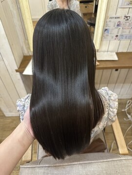 コージー リゾート バイ アンツ 茅ヶ崎駅前店(cozy resort by ANT'S) くびれヘア/アプリコットオレンジ/ハイライトカラー/茅ケ崎