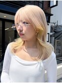 ◯ホワイトベージュ×イエロー