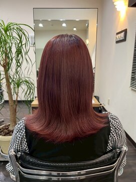 美容室 フォーリア Foglia チェリーレッド