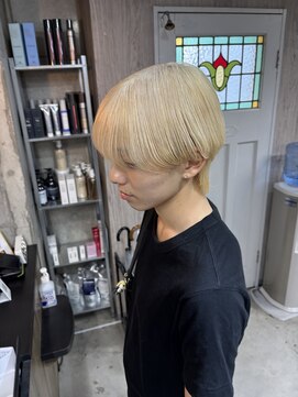 ラフィット 香椎(lafit) ブロンド×ブリーチ×ダブルカラー×髪質改善トリートメント