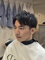 メンズサロン エクシア&nbsp;2ブロックショートのバングを短くしました。