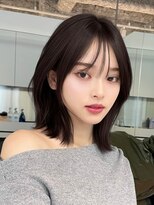 アビーファイブ(ABBEY 5)&nbsp;大人ボブ銀座レイヤーカット有楽町ミディアムボブベージュ