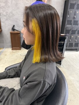 ロンドカスティーヨ 四日市(Lond castillo) 【futaba】ボブとインナーカラーの相性抜群！