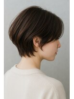 ヘアーディープ(hair deep)&nbsp;耳かけショート×フォギーベージュ