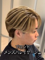 増田リツヤ エマノン 池袋(EMANON)&nbsp;ブロンドメンズバレイヤージュ