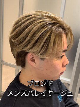 増田リツヤ エマノン 池袋(EMANON) ブロンドメンズバレイヤージュ