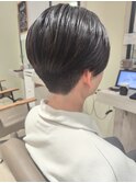 ショート 2ブロック メンズライク