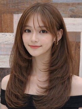 ヘアプロデュース ピエシャス(HAIR PRODUCE PIECIOUS)の写真/【高リピート率】印象を決める顔周りのデザインカットは[HAIR PRODUCE PIECIOUS]にお任せください♪