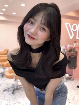 ボタン コロン 表参道 原宿(VOTAN COLON) くびれミディアム/レイヤーカット/顔まわりカット