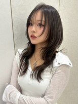 アイトーキョーエス 渋谷(AI TOKYO S)&nbsp;ミルクティーブロンド/ダークブルー/デジタルパーマ/渋谷