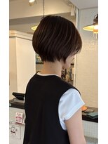 ティティーサッポロ(tity sapporo)&nbsp;ショートボブ×ツヤ感オーガニックカラー