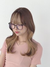 ロマンヤカタ ファース(ROMAN YAKATA fars)&nbsp;ヨシンモリ×インナーカラーベージュ　上窪7/1