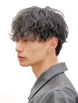 フィフス 大分(fifth)&nbsp;大分シャドウパーマメンズカットラウンドマッシュツーブロック