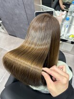 シンシア ドゥエ 新宿(CYNTHIA DUE) 【髪質改善/taiju】 縮毛矯正・ストレート/ダークパープル