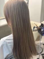 シャルムヘアー(charme hair)&nbsp;ブリーチあり！透明感ミルクティーベージュ