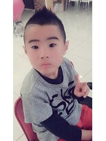 髪こうぼう&nbsp;ツーブロラインモヒ