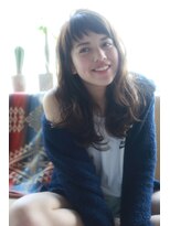 ラべリー 池袋(LOVELEY)&nbsp;オン眉ゆるフワセミロング　髪質改善　【池袋】