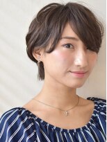 キアラ(Kchiara) 流し前髪大人可愛いショート/kchiara/川野直人