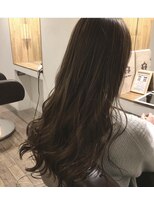 抜け感グレージュ　担当中嶋【十条　美容室　リコモ】