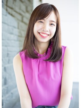 アートプラス(ART+) 【ＡＲＴ＋】ワンレン　ベージュカラー　フェミニンボブ