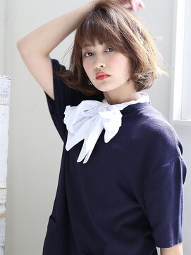 アリュールヘアー ヴィヴィ(ALLURE hair vivi) 大人ワンカールボブ×モーブカラー×グレージュカラー