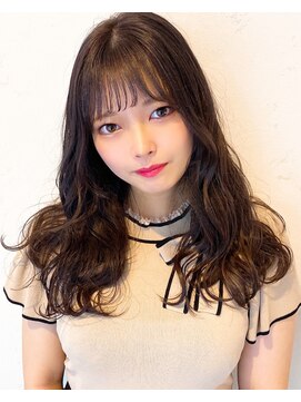 ザブックハンドサロン(The book hand salon) ラベンダー×セミロング