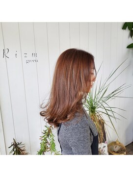 ヘアスペース リズム グリーン(Hair space Rizm green) ハイライトシアーベージュ