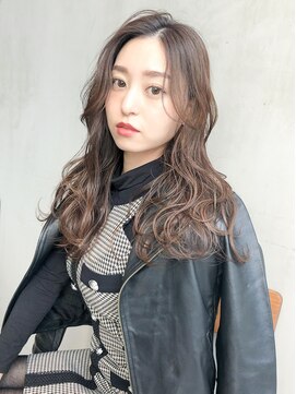 アイティーバイアルバム 八王子店(IT by ALBUM) ナチュラルカール_かきあげロングマロンベージュ_28207