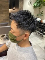 ヘアースタジオ エフ(Hair studio f) アップ流しバングby平松