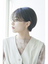 ガーデン タチカワ(garden tachikawa)&nbsp;20代30代大人かわいい耳掛けショート×暗髪