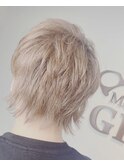 外国人風ホワイトミルクティーベージュカラー