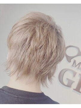 メンズサロン グラン(Men's Salon GRAN) 外国人風ホワイトミルクティーベージュカラー