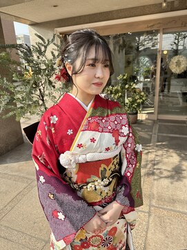 アミュー(amiu) 成人式ヘアセット、着付け、メイク