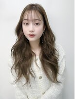 レミエ ダイカンヤマ(lemiie)&nbsp;ナチュラルフェミニン韓国ヘア★レイヤーカット☆ベージュカラー