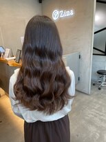 ジーナ 本八幡(Zina)&nbsp;大人かわいい20代30代40代小顔ショコラベージュ　Zina本八幡