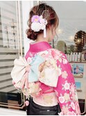 【ルチュラ 岩崎】成人式・卒業式・結婚式 振袖ヘアアレンジ