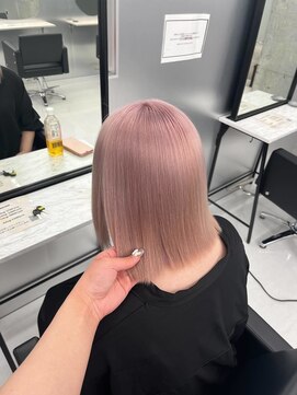 ワンズミラー 立川(ONE'S MIRROR) 黒髪/前髪パーマ/グレーベージュ/レイヤーロング/インナーカラー