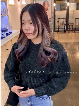 ヴァンカウンシル 立川店(VANCOUNCIL) シルバーインナー　×  ラベンダー【吉賀】