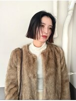 ボブ×ミニボブ×切りっぱなしボブ