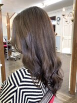 ２丁目３番地美容室&nbsp;顔まわりデザイン＊シアーブラウン