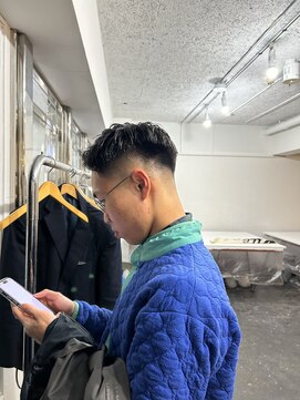 メリケンバーバーショップ フクオカ(MERICAN BARBERSHOP FUK) スキンフェードバーバースタイル