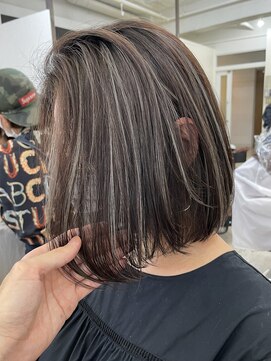 エトラ 渋谷店(etora) ハイライトカラー　アッシュベージュ　ケアブリーチ